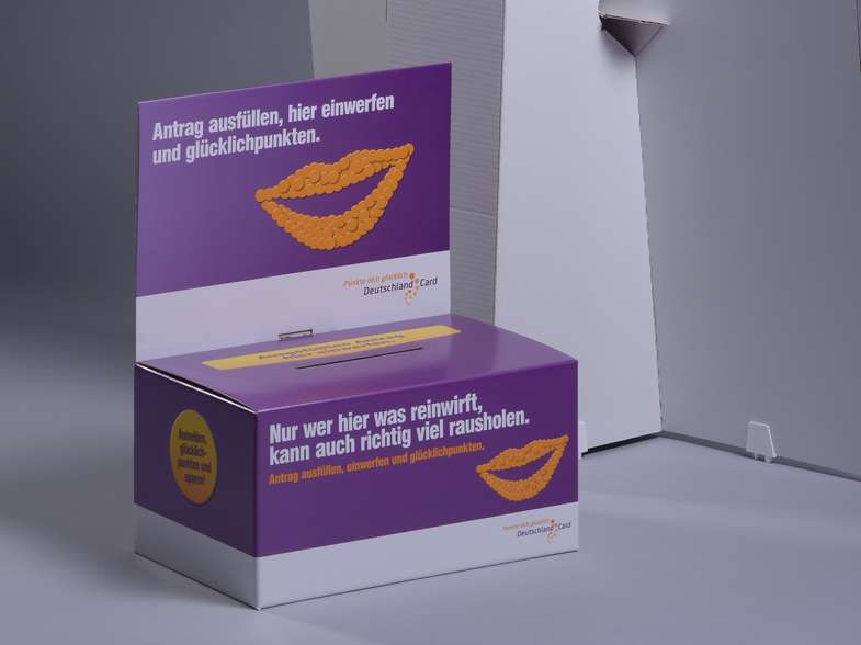 Standplakat und Losbox Standplakat und Losbox