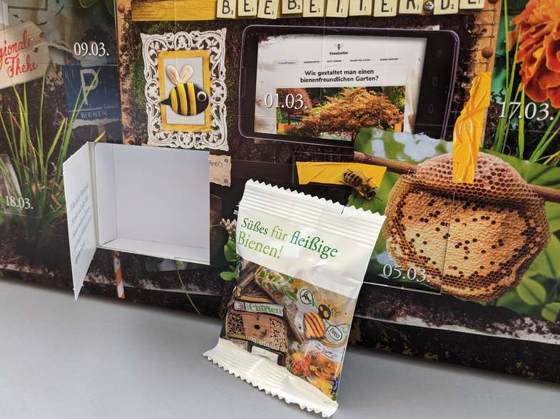 Eventkalender mit Produkten