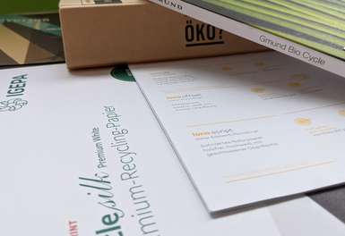 verschiedene Recycling Materialien