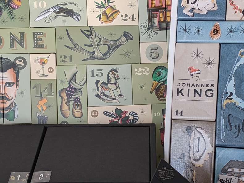 Vielseitige Schachtel Adventskalender