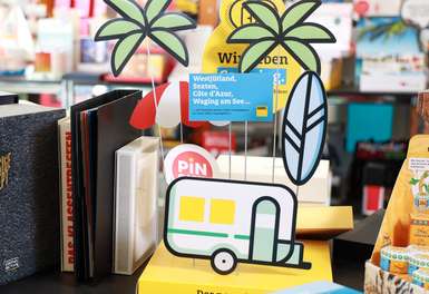 POS Aufsteller mit mehreren Dekowippern