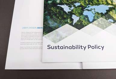 Faltblatt Umweltbericht von Langebartes + Jürgens Hamburg GmbH