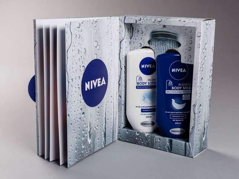 presskits influencerboxen promotionsboxen beautyboxen box niveau duschgel mit duschmotiv press kit